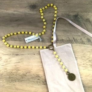 Sienna vintage bead rosary style long pendant